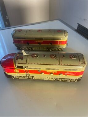 Marx Monon Diesel Set Tinplate Hooiser Line - Motor Untested
